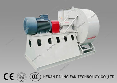 High Power 380v Flue Gas Fan Induced Draft Fan With Coupling Driven White